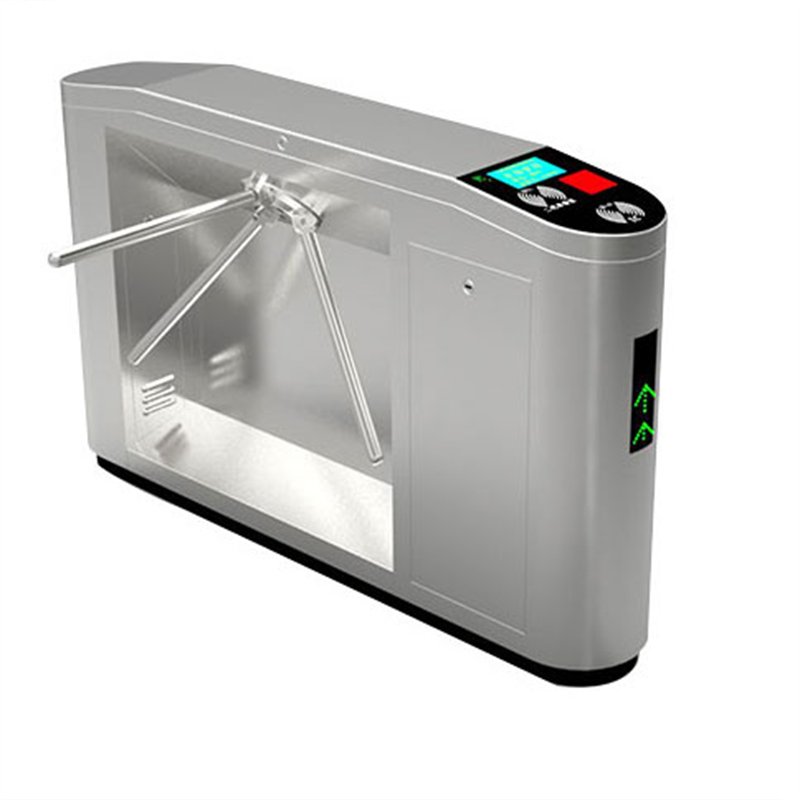 Three roller gate with QR code recognition for ticket verification